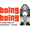 A low-fidelity image of a person using a jackhammer, with the text "Boing Boing a Directory of Wonderful Things"