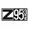 A black and white logo with the text "Z95.3 FM"