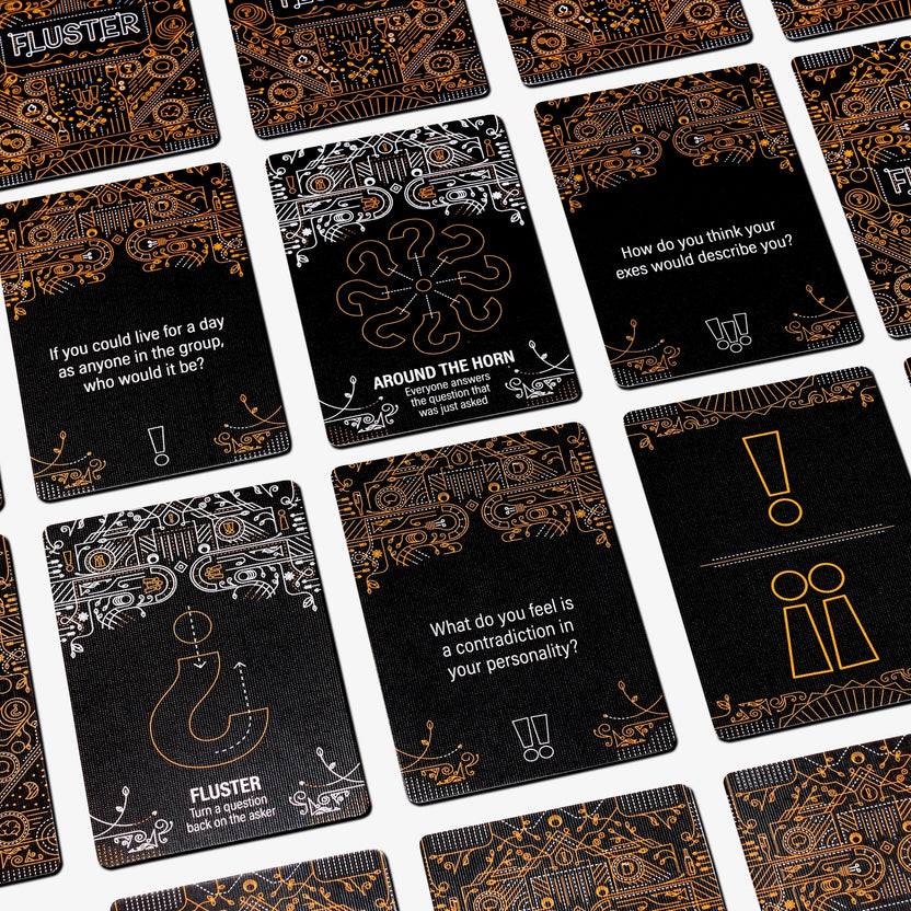 Social Card Game of Unusual Questions for Deeper Connections | FLUSTER